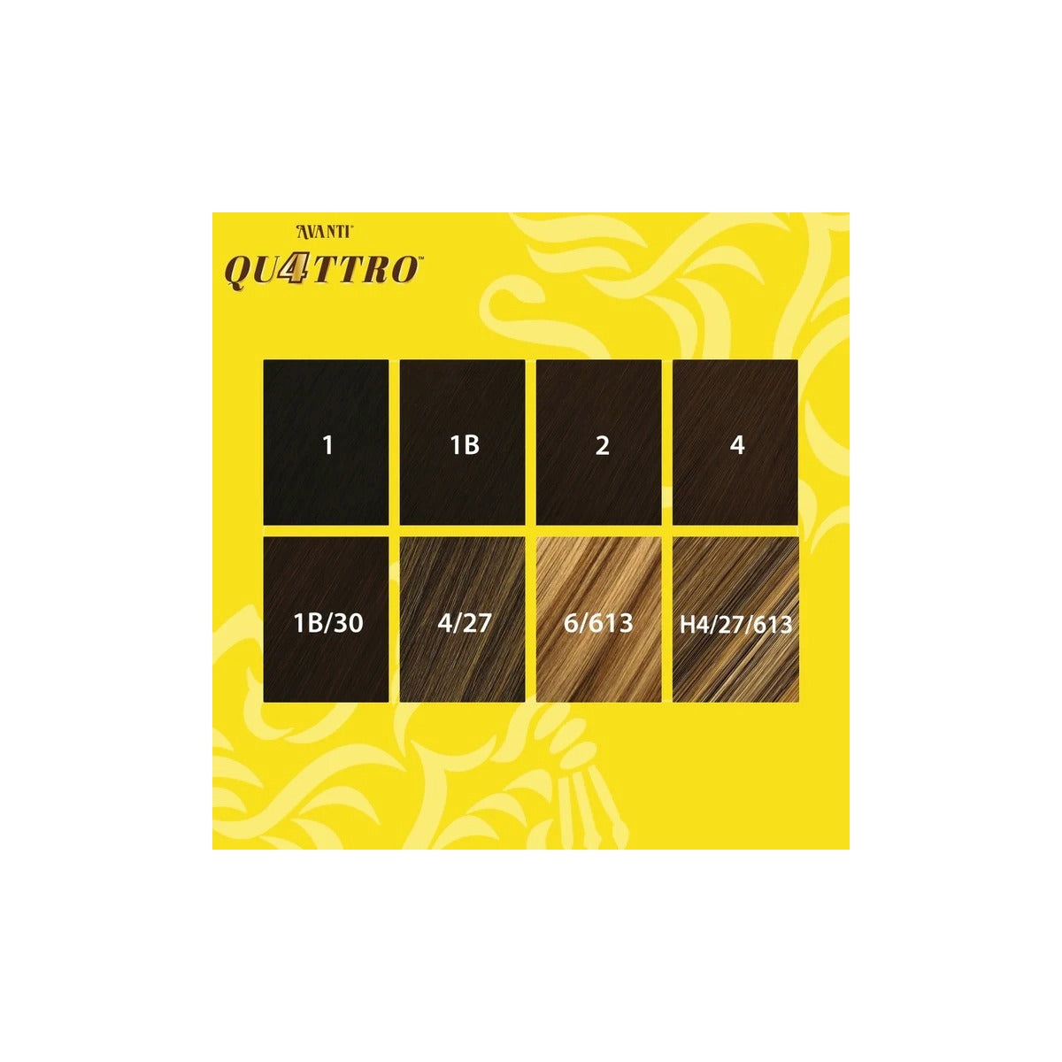 Quattro Straight 4pc Weave Bundle