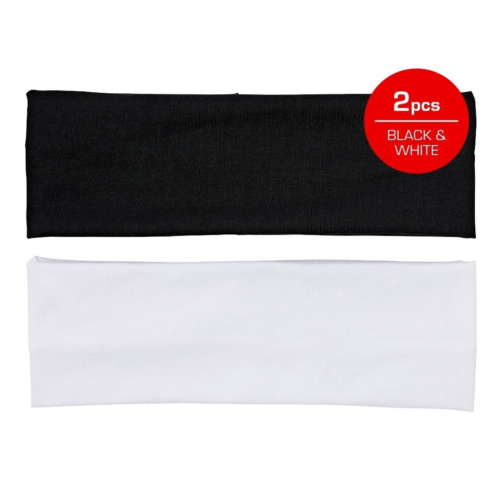 Headband 2pcs #HEB37 [Black & White]