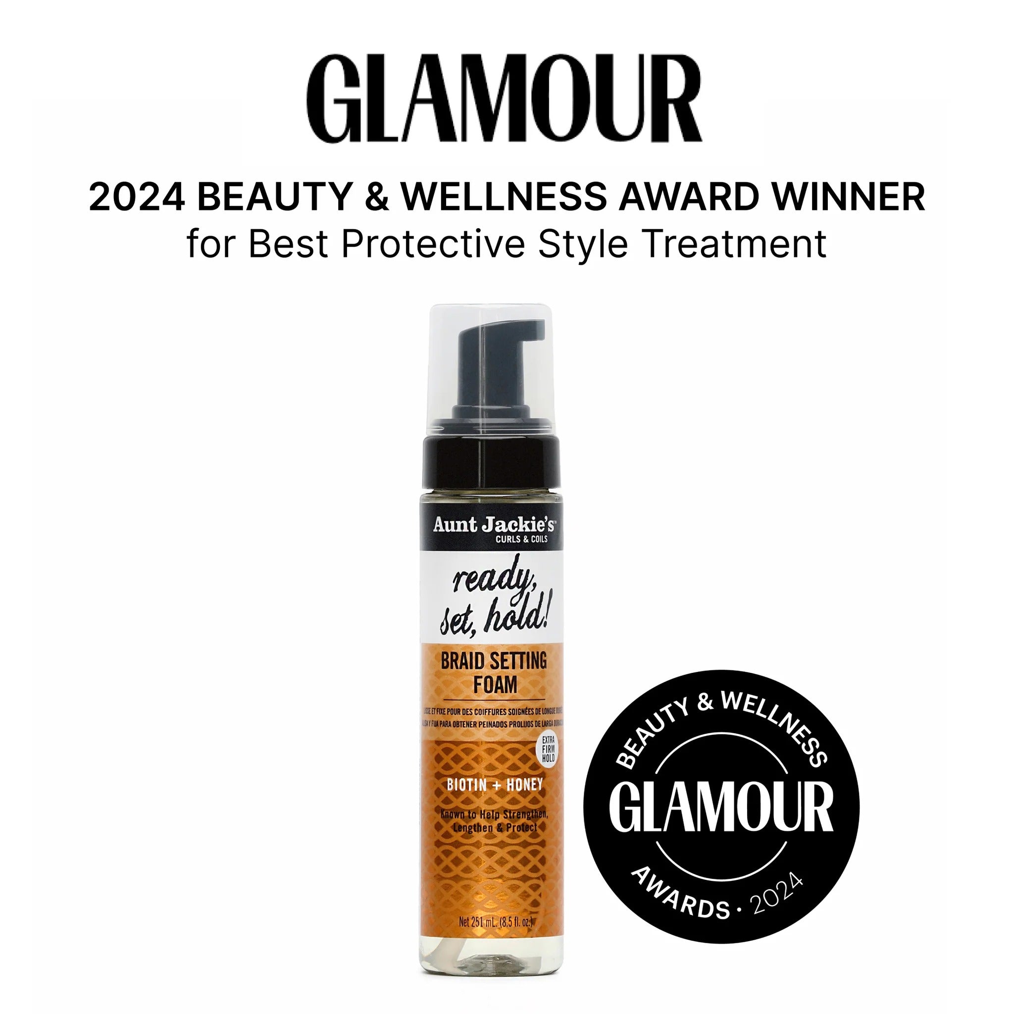 À vos marques, prêts, accrochez-vous ! Mousse fixatrice pour tresses à tenue extra-forte