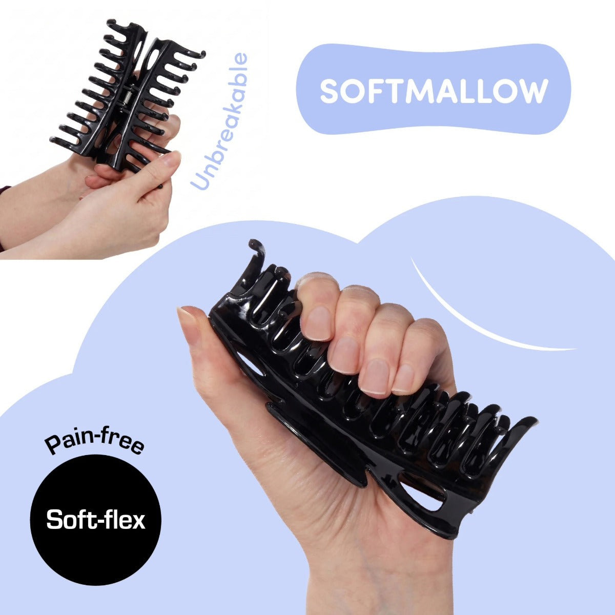 Red By Kiss SoftMallow Pince À Cheveux [Papillon] [Noir] #HMC104