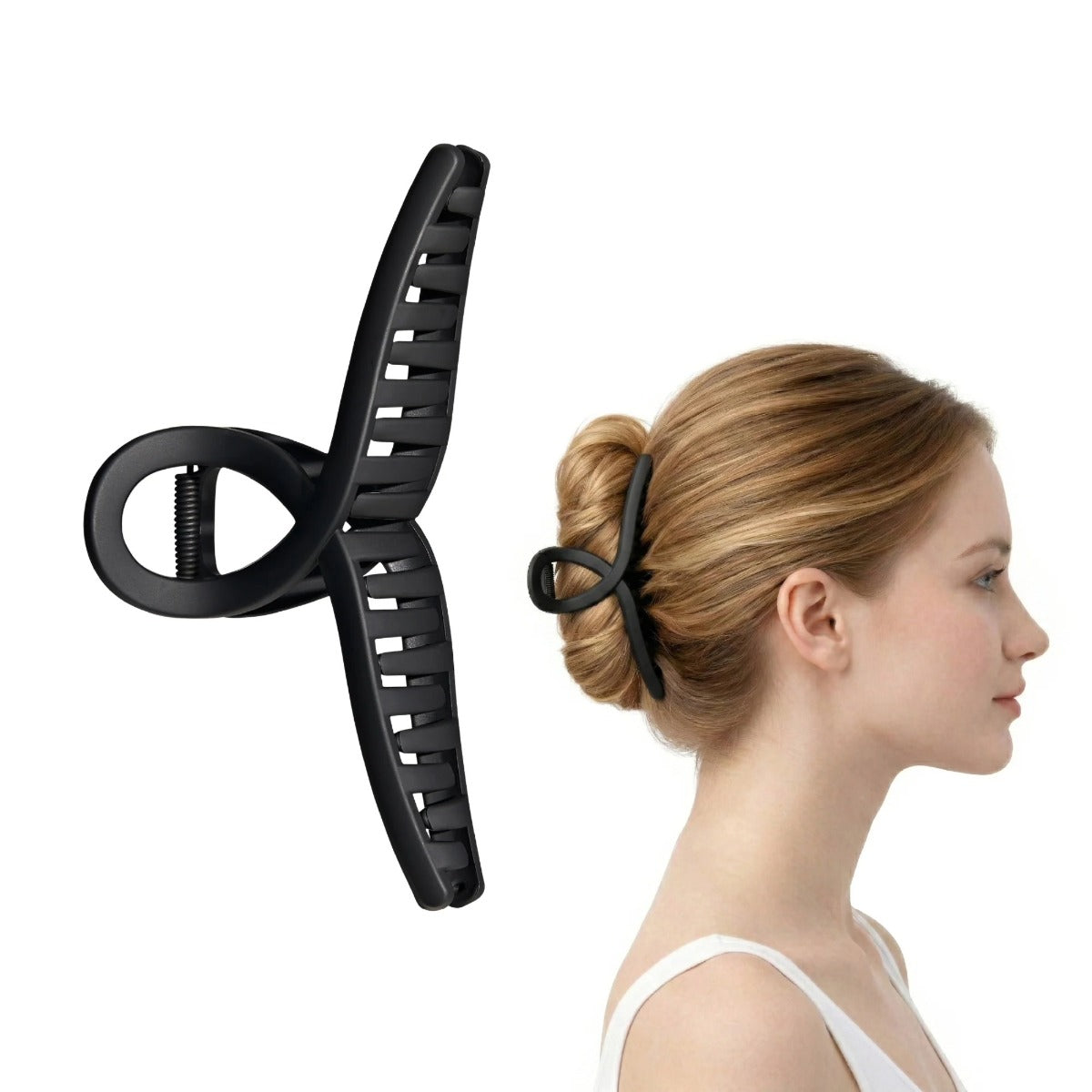 Red By Kiss Pince À Cheveux Twist [Super Jumbo] [Noir Mat] #HMC53