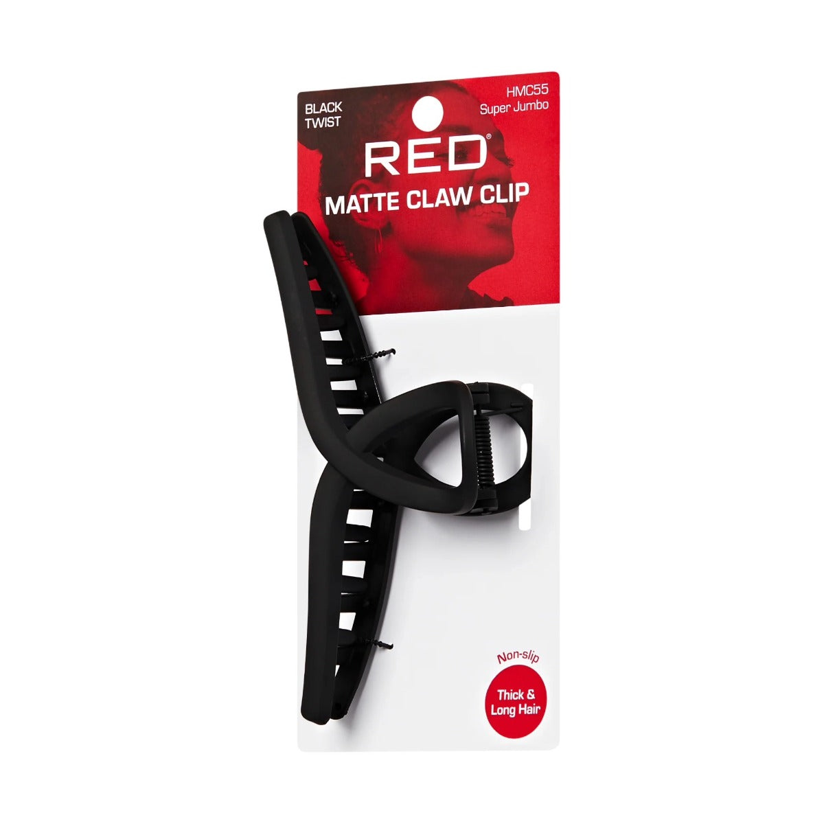 Red By Kiss Pince À Cheveux Twist [Super Jumbo] [Noir Mat] #HMC53