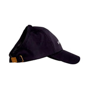 Satin Lined Backless Baseball Cap [Black Embossed] #FH053