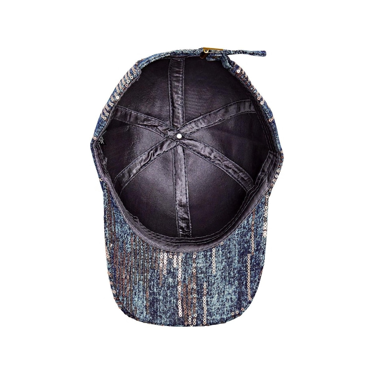 Casquette de Baseball à Boutons avec Doublure en Satin [Élevé 1] #FH60