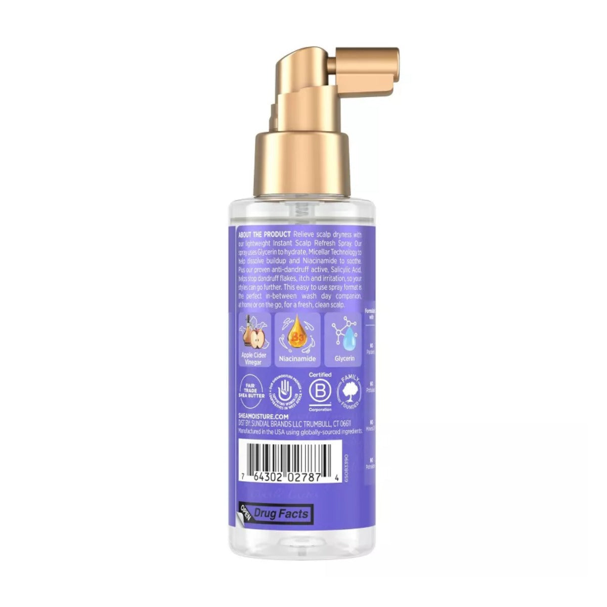 Shea Moisture Spray au vinaigre de cidre de pomme 4oz