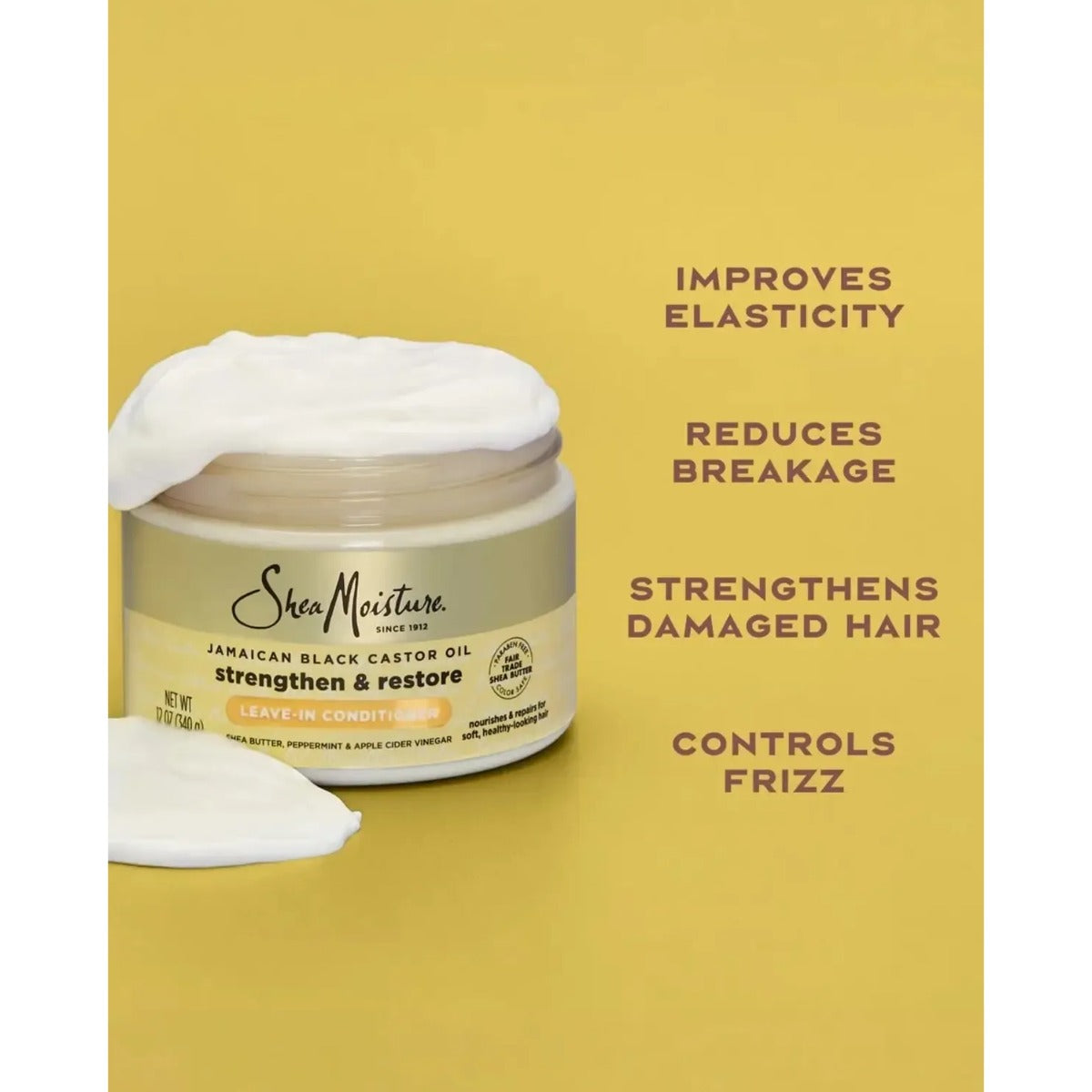 Shea Moisture Jamaican Black Castor Oil Leave-In Conditioner 11oz