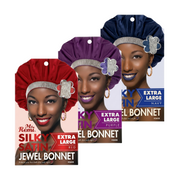 Silky Satin Jewel Bonnet [XL] [Assorted Color] #3608