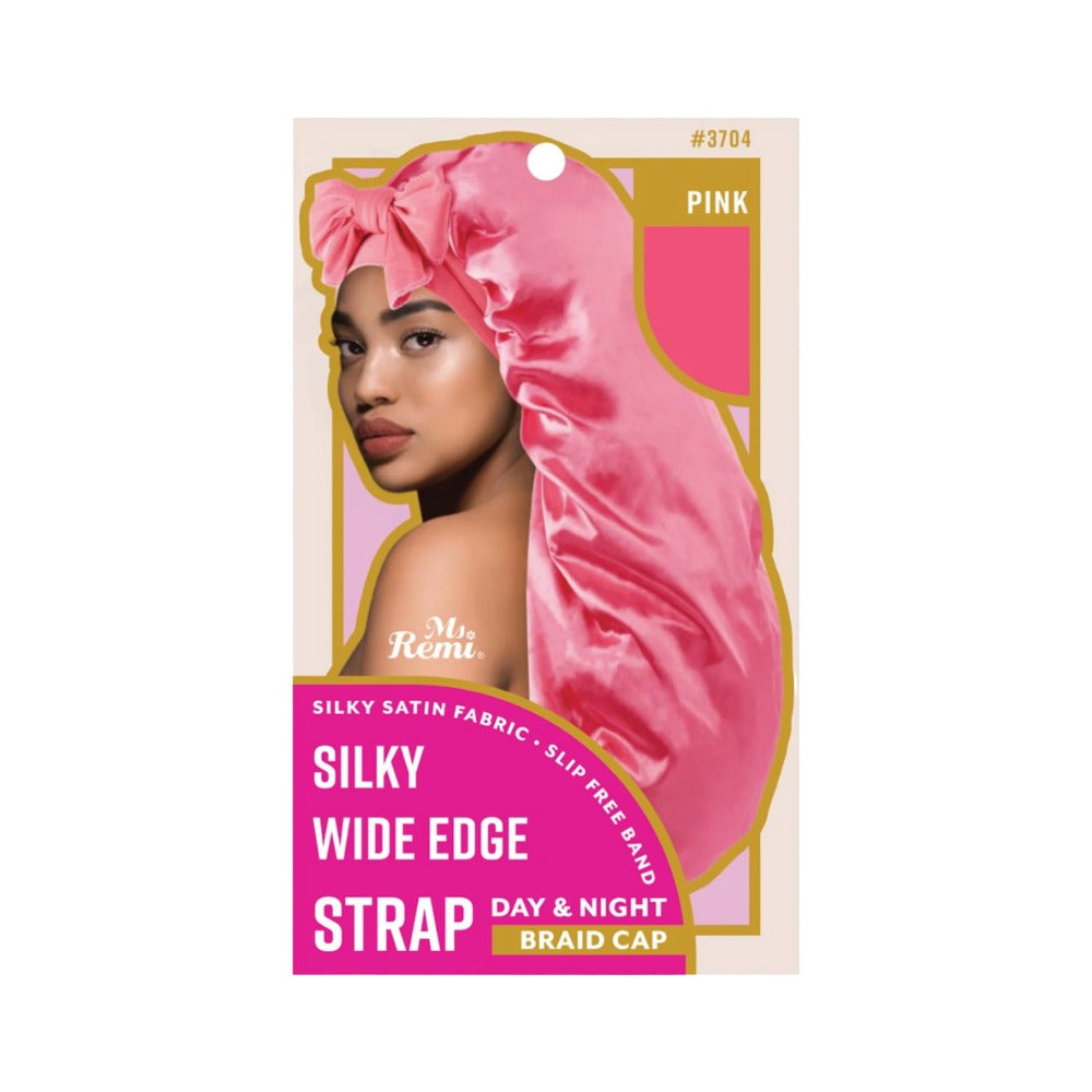 Silky Wide Edge Strap Day & Night Cap Braid [Assorted Colors] #3704
