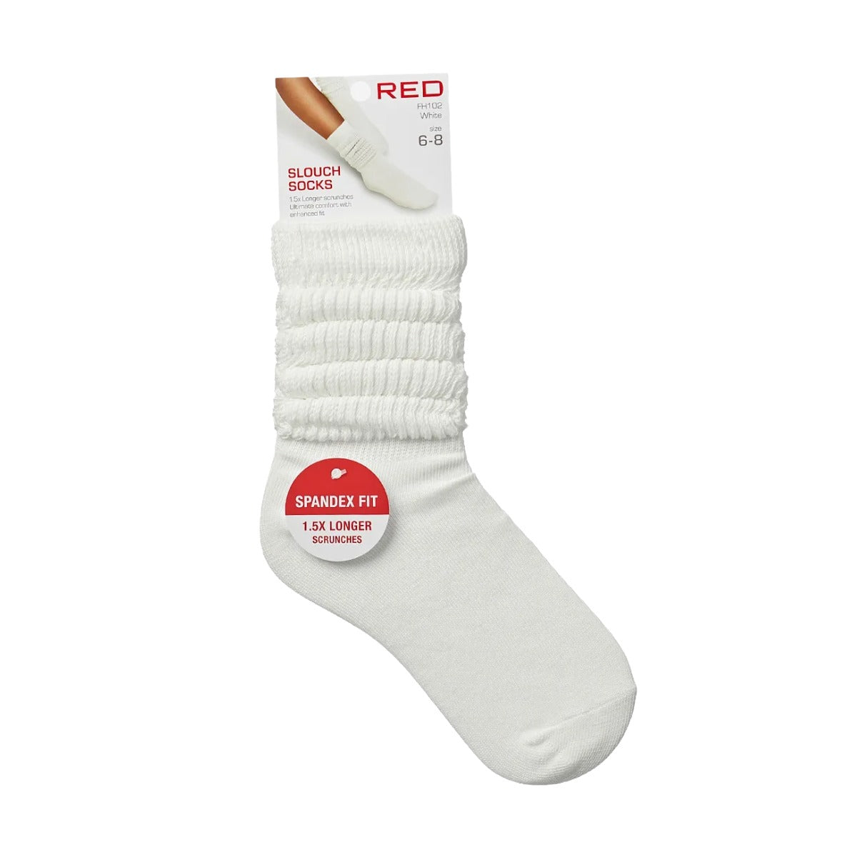 Slouch Socks [White] #FH102