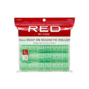 Rouleau magnétique à clipser 7/8" 10 pcs [Large] [Green] #HRM03