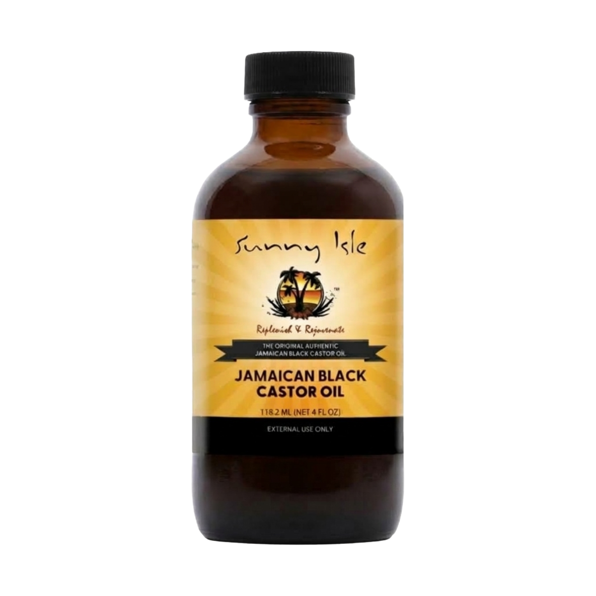 Sunny Isle Huile De Ricin Noire Jamaïcaine 4oz