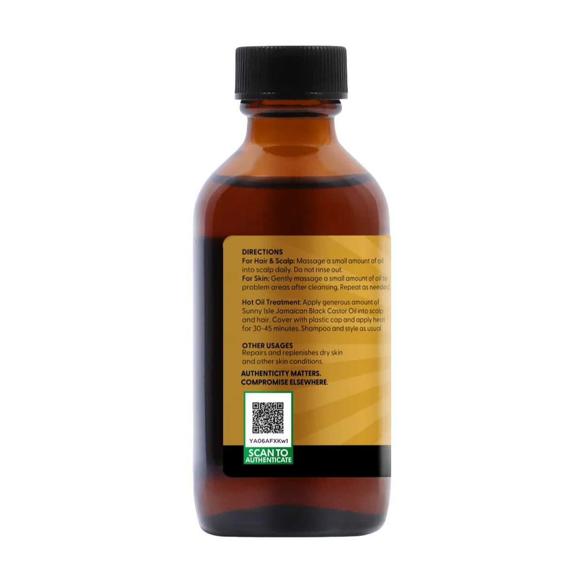 Sunny Isle Huile De Ricin Noire Jamaïcaine 8oz