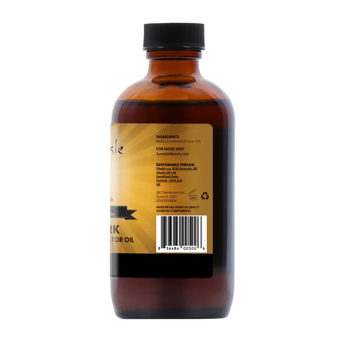 Sunny Isle Jamaican Black Castor Oil [Extra Dark] 8oz