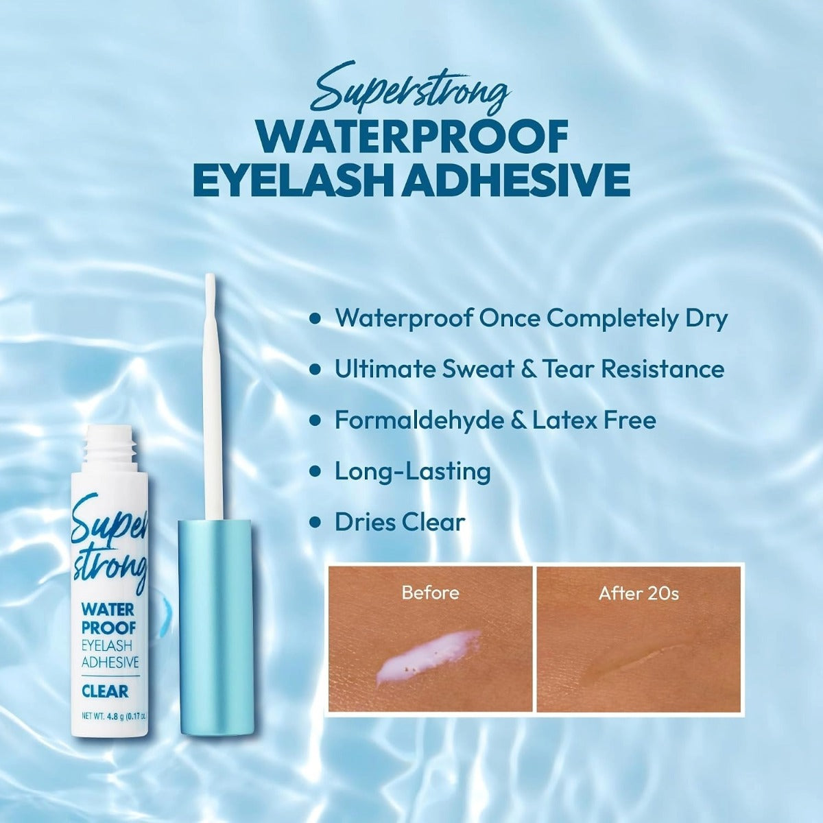 Super Strong Waterproof Lash Glue [Clear] #KPEG20