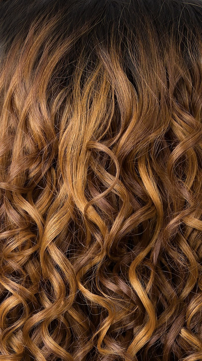 Perruque Lace Front Wig HD en cheveux humains mélangés Deep Wave 28"