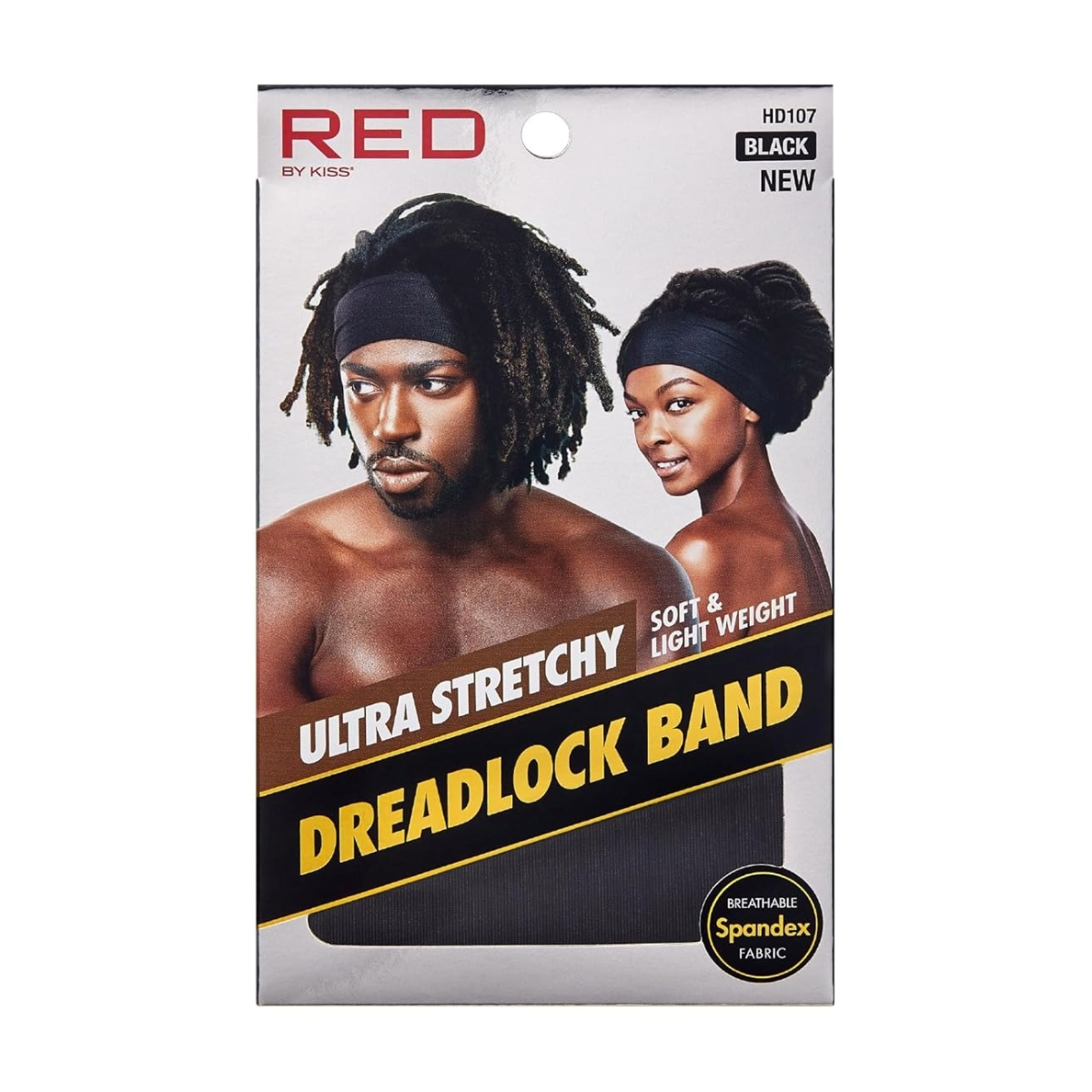 Ultra Stretchy Dreadlock Band [Black] #HD107