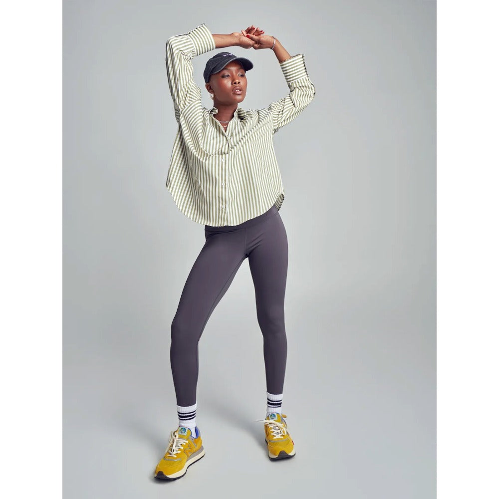 Legging taille haute [gris anthracite] #Fh512