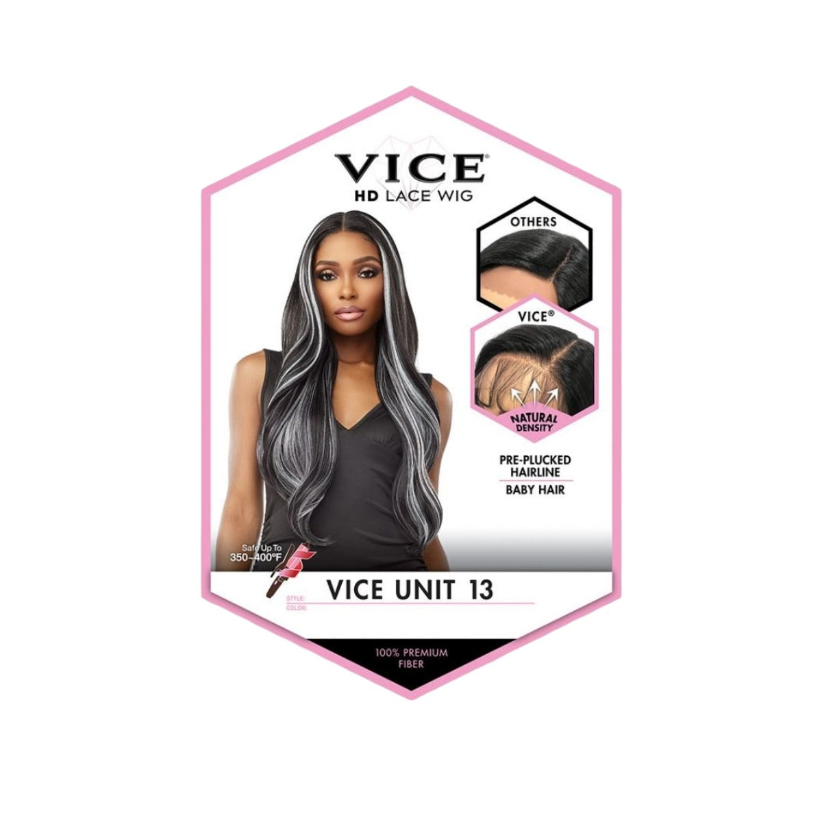 Perruque en dentelle Vice HD Unité 13