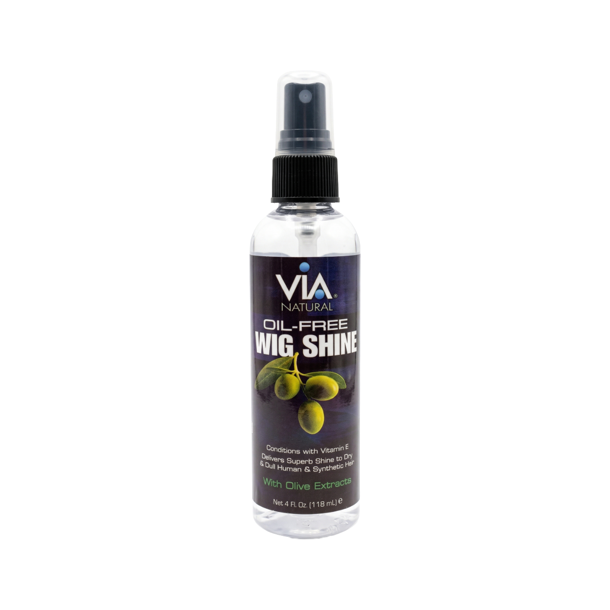 VIA NATURAL Brillance sans huile pour perruque 4oz