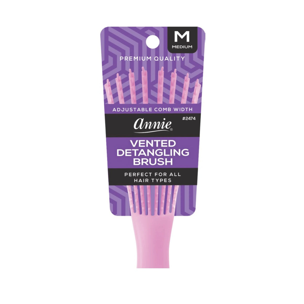 Brosse démêlante ventilée 8 rangs #02474