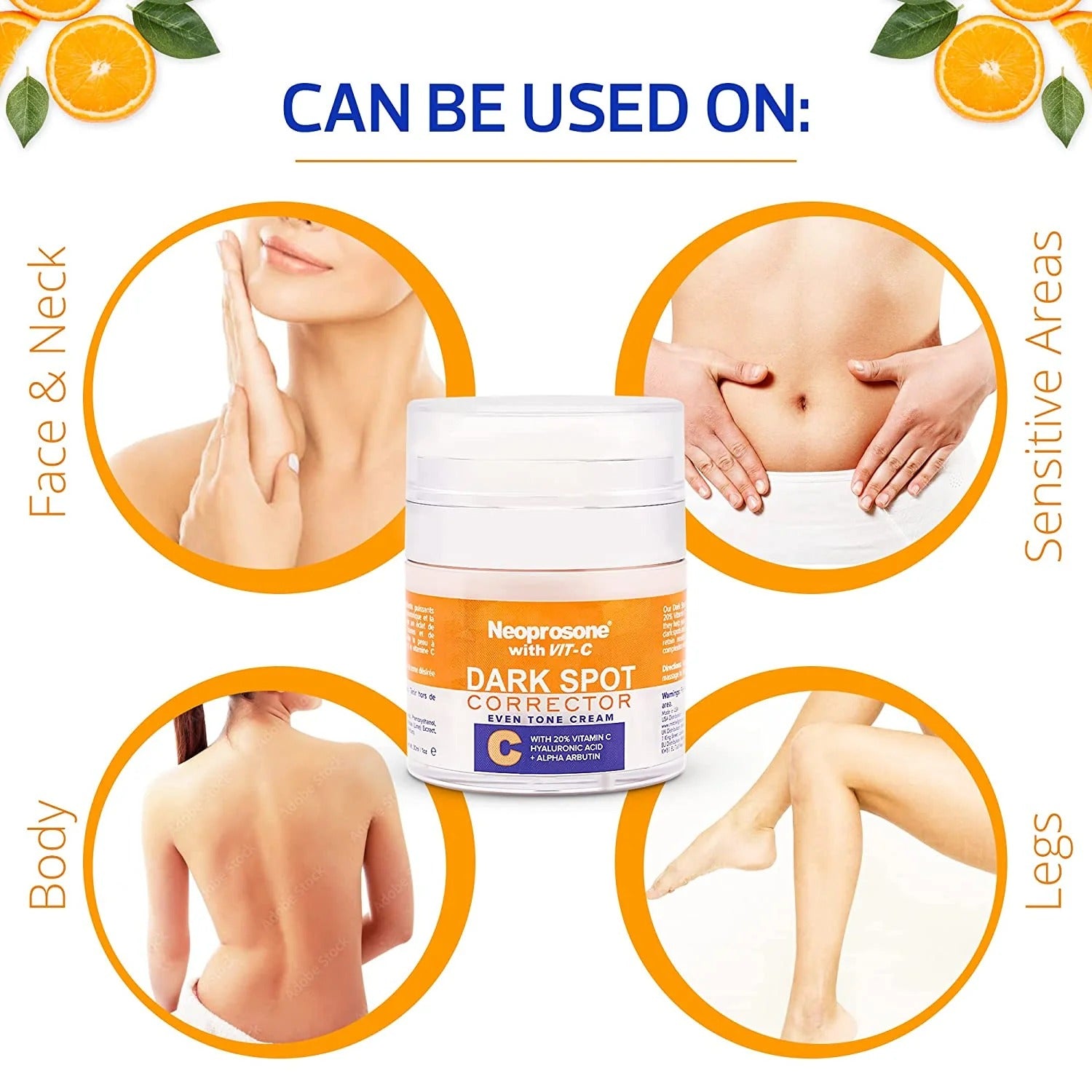 Crème anti-taches brunes à la vitamine C