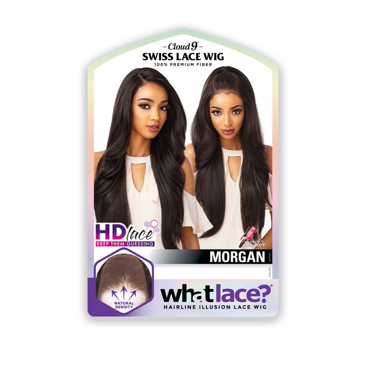 Perruque frontale en dentelle suisse 13x6 Cloud 9 What Lace? Illusion de ligne capillaire Morgan
