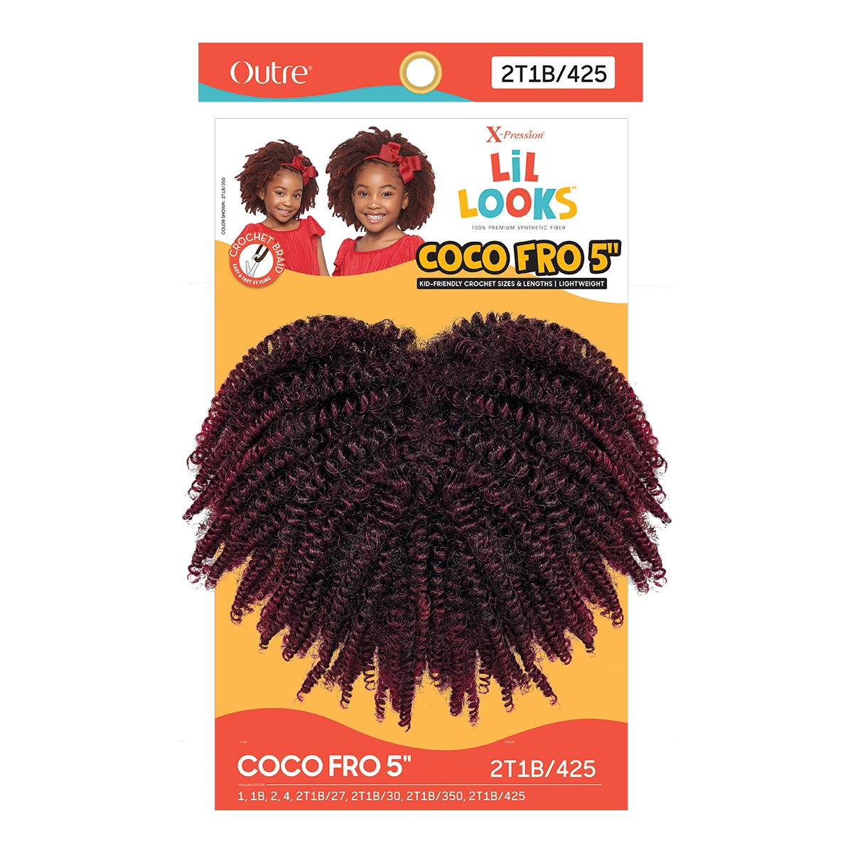 Tresse Crochet X-Pression Lil Looks Coco Fro 5"