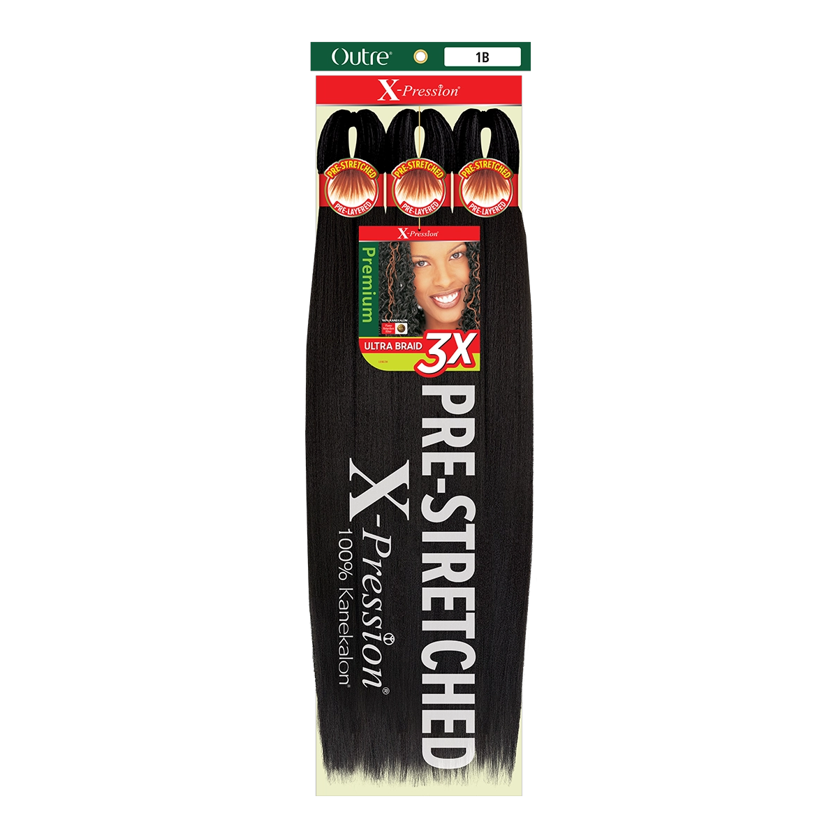 X-Pression Pre-Stretched Ultra Braid 72" 3x