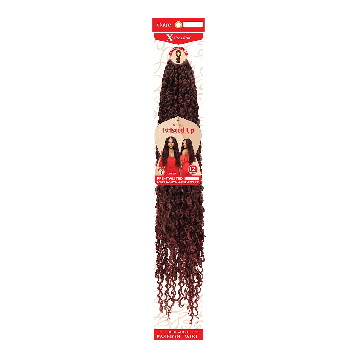 Tresse Crochet X-Pression Twisted Up Boho Passion Waterwave 24"