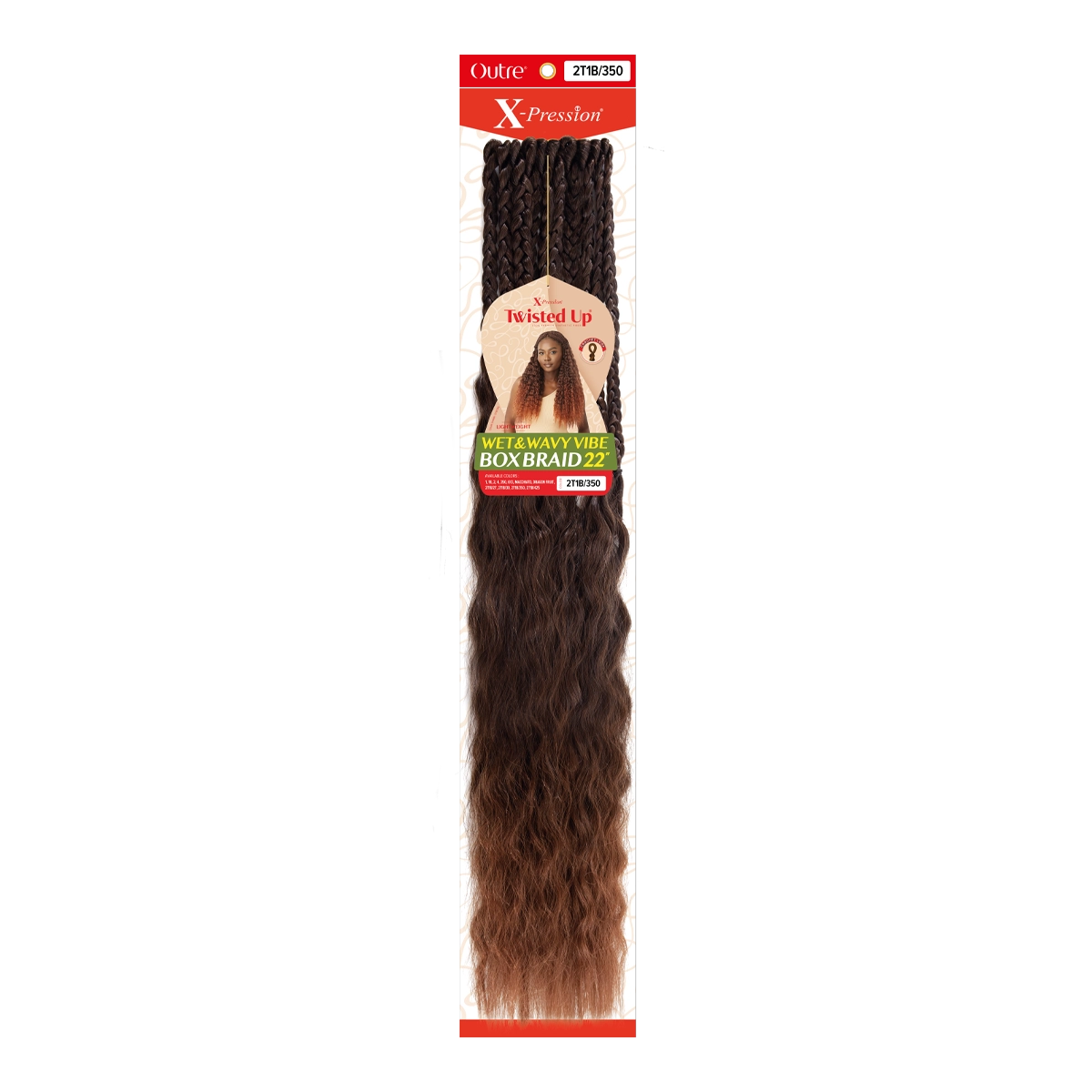 Tresse Box X-Pression Twisted Up Wet &amp; Wavy Vibe 22"