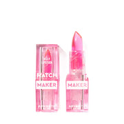 Absolute New York jelly lipstick pink in transparent pink packaging with clear cap