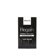 Absolute New York Regain thickening hair fibers box in dark brown hair fibers for concealing thinning hair and roots