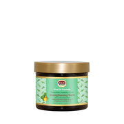 AFRICAN PRIDE peppermint rosemary strengthening hair balm jar with gold lid and green label