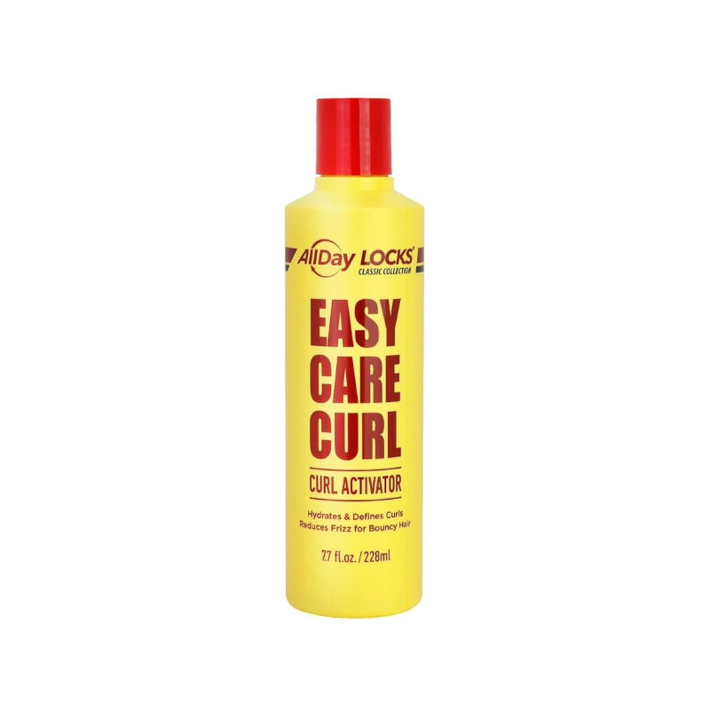 AllDay LOCKS Easy Care Curl activator bottle 7 fl oz yellow packaging curl activator for natural hair