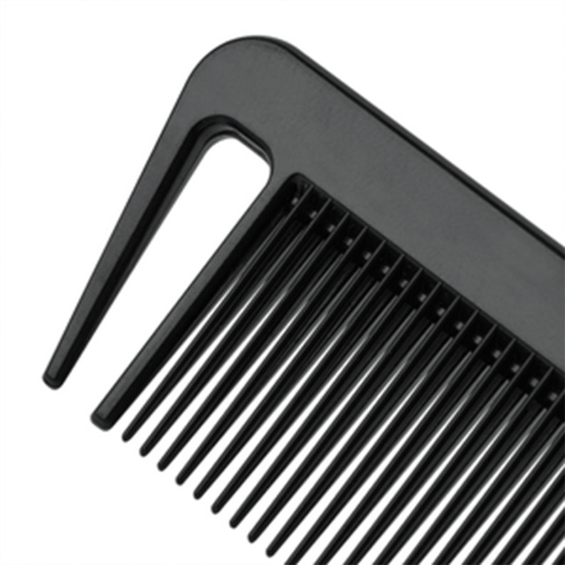 Annie black pin tail comb for hair styling with long pointed tail and fine teeth