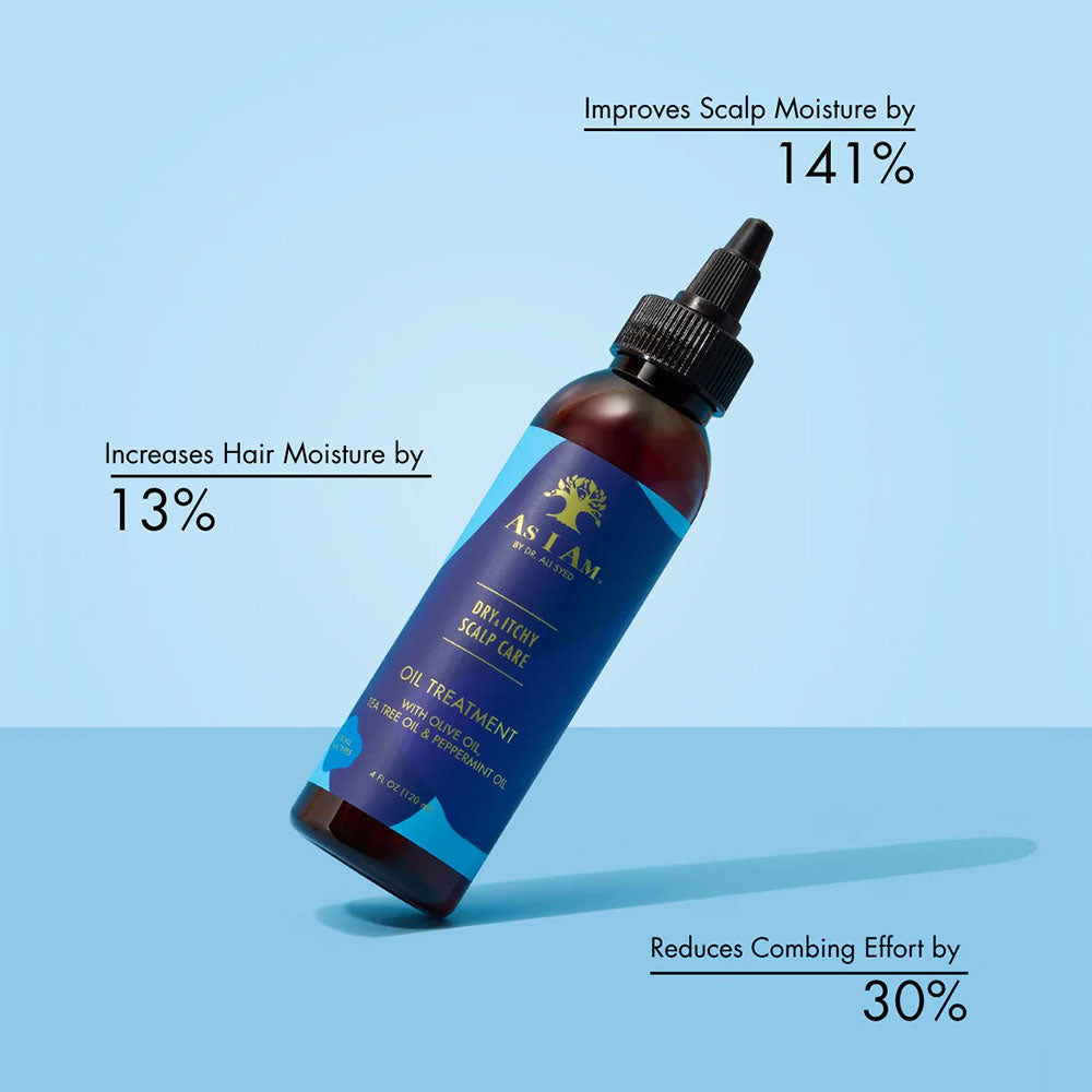 Huile de soin pour cuir chevelu sec et qui démange