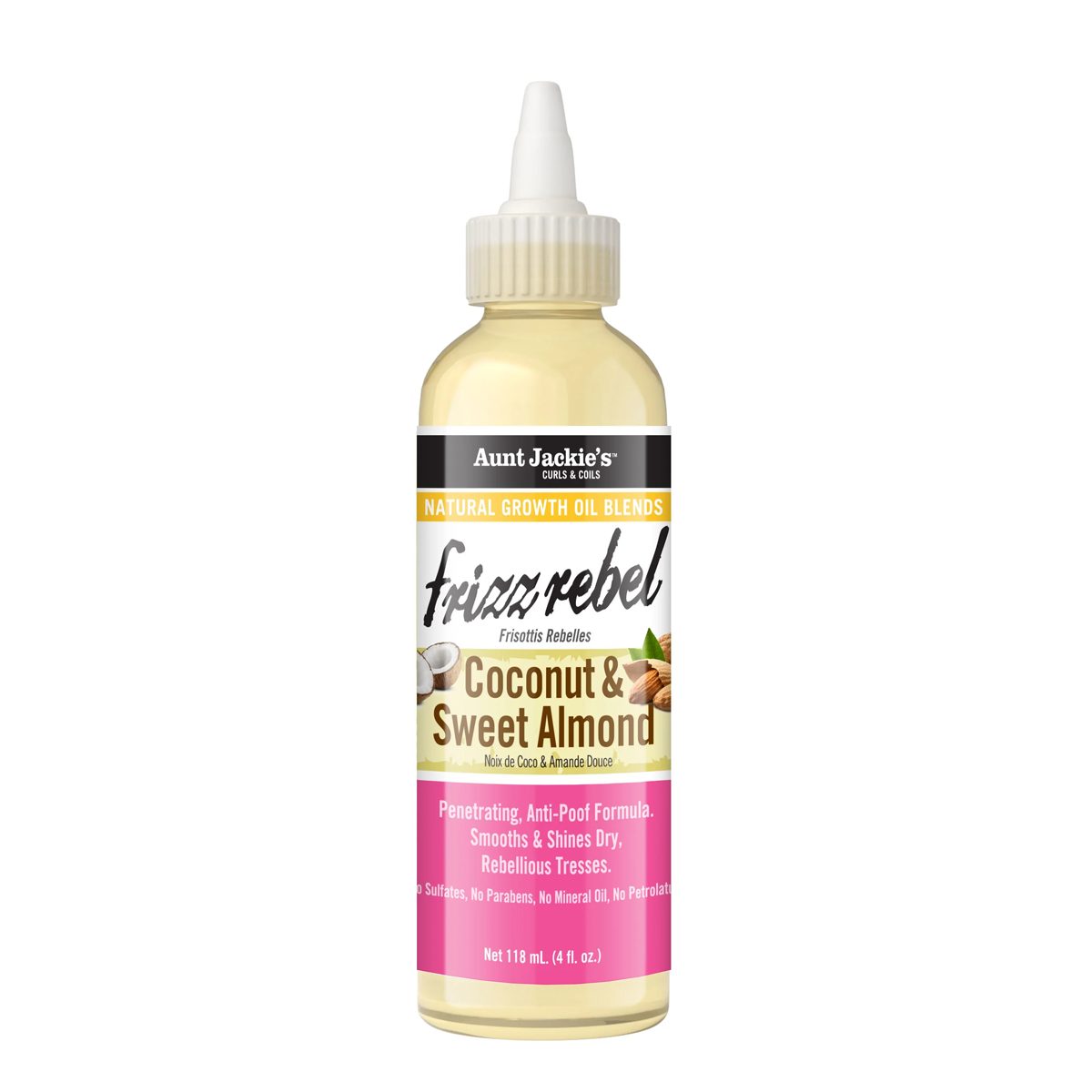 Frizz Rebel - Natural Growth Oil Blends [Coconut & Sweet Almond]