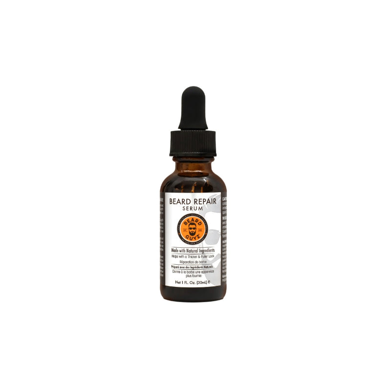 BEARD GUYZ beard repair serum amber dropper bottle for nourishing and repairing facial hair and skin