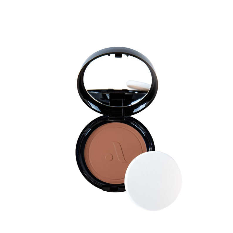 Absolute New York compact pressed foundation with mirror and sponge applicator long-lasting foundation for all skin types