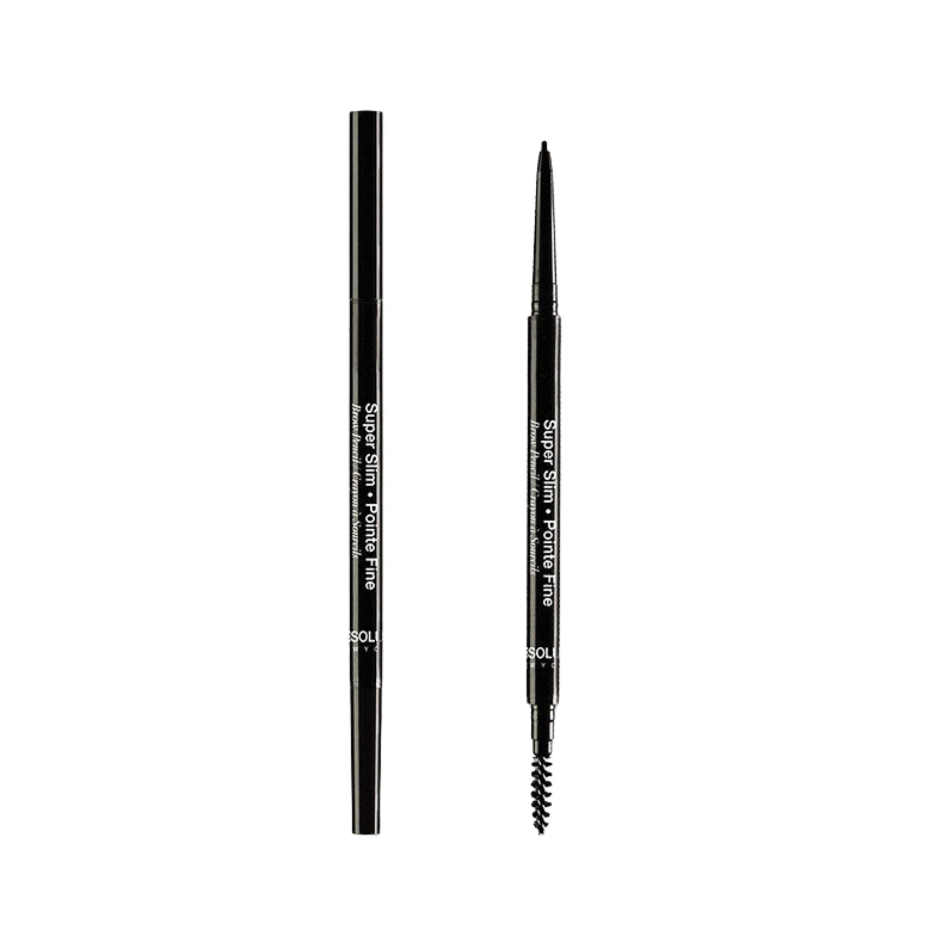ABSOLUTE NEW YORK super slim brow pencil dual ended ultra fine retractable tip with spoolie brush