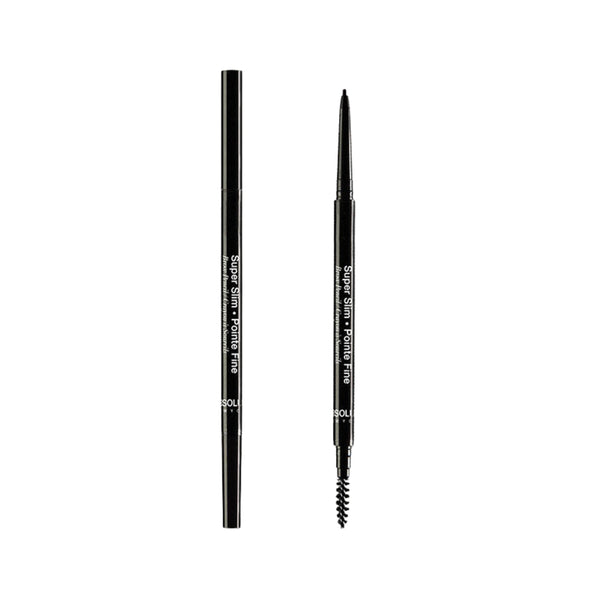 ABSOLUTE NEW YORK super slim brow pencil dual ended ultra fine retractable tip with spoolie brush