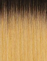 SENSATIONNEL Butta Lace Unit 3 wig dark root to honey blonde straight ombre synthetic hair close up