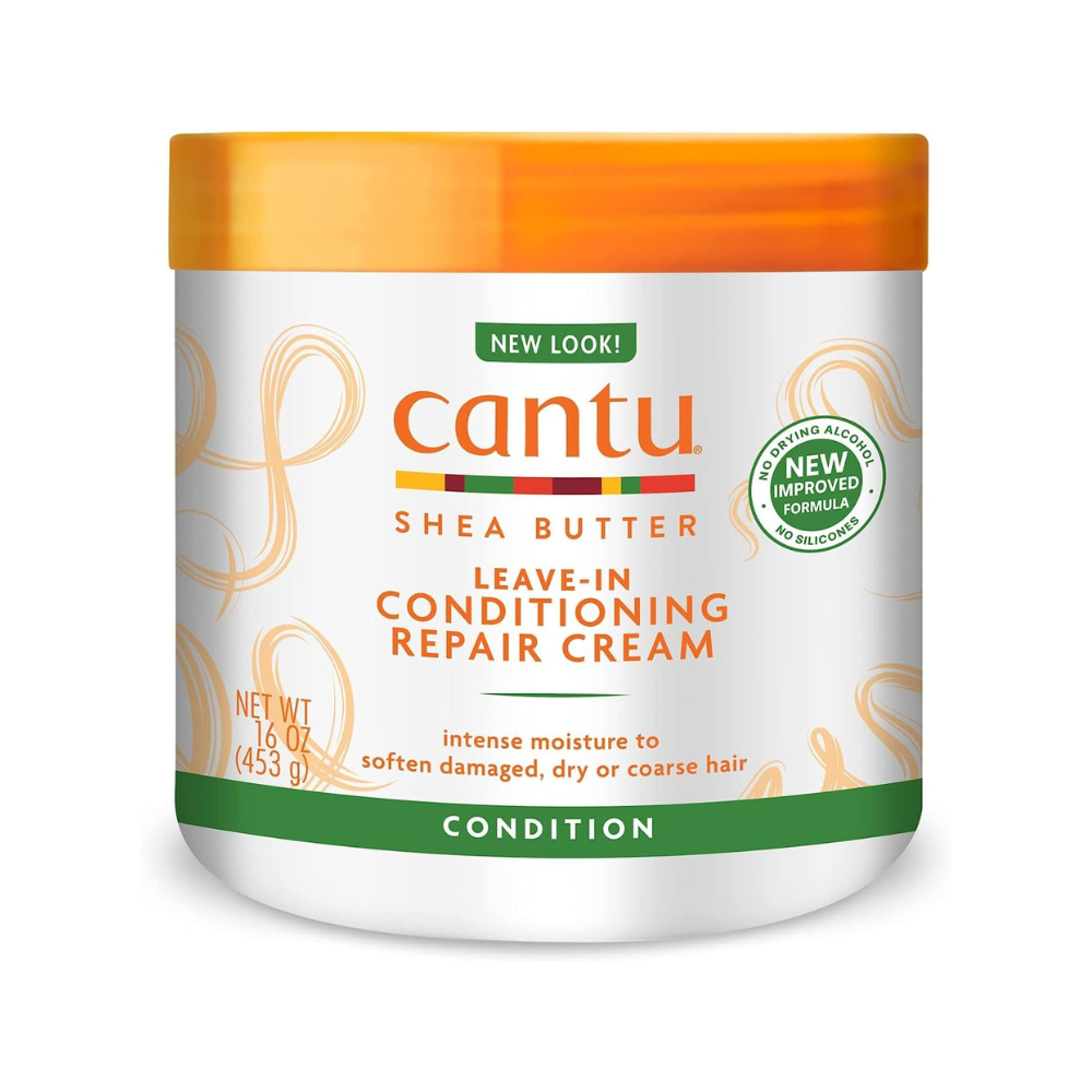 Cantu Shea Butter Leave In Conditioning Repair Cream 16 oz jar for dry damaged or coarse hair