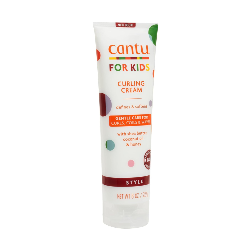CANTU kids curling cream for natural hair with shea butter coconut oil and honey in 8 oz tube
