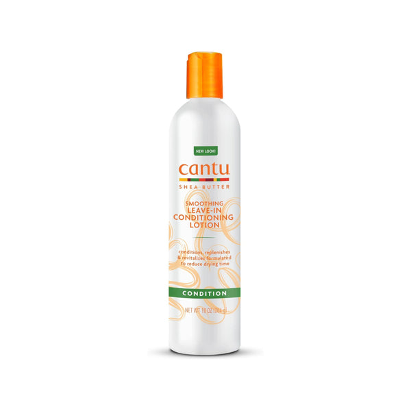 Cantu Shea Butter Leave-In Conditioner in a bottle designed for smooth and manageable hair
