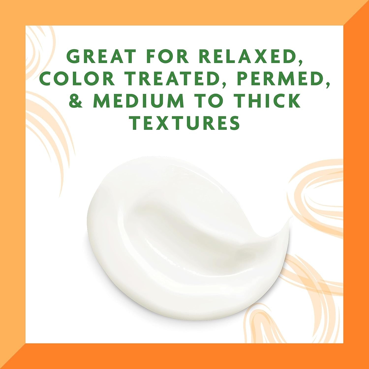 Cantu shea butter leave-in conditioner cream texture, perfect for relaxed and color treated hair