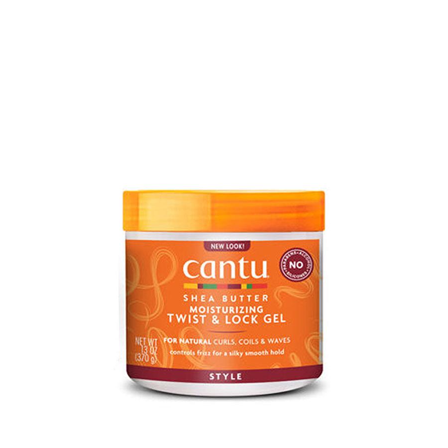 Cantu Shea Butter Moisturizing Twist and Lock Gel in a jar for defining natural curls and waves