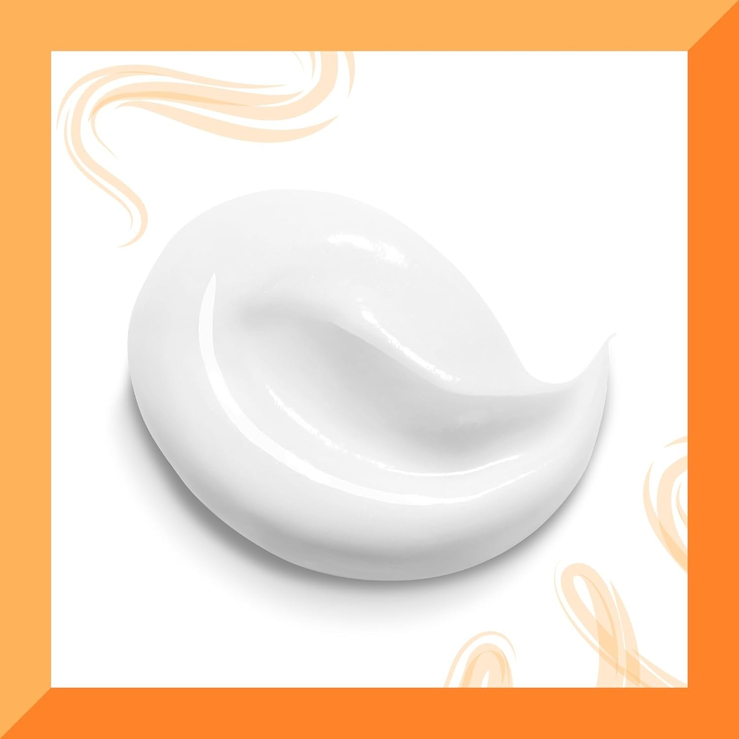 CANTU shea butter sulfate free conditioner dollop of white creamy conditioner on white background moisturizing hair