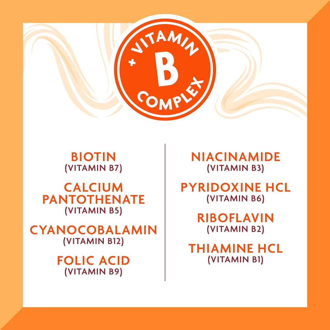 CANTU shea butter sulfate free conditioner Vitamin B Complex ingredients graphic listing B1 B2 B3 B5 B6 B7 B9 B12