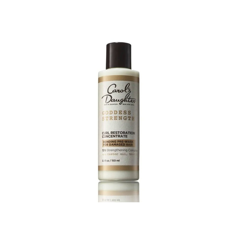 Carols Daughter Goddess Strength curl restoration treatment bottle for damaged curly hair 5 fl oz